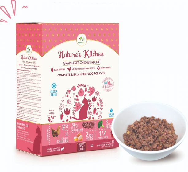 Buy Royal Enfield Nature’s Kitchen – Freeze Dried Food for cat-Chicken Recipe -250g Online