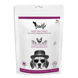 Woofur Air Dried Gourmet Chicken Jerkies-Beetroot Jerkies