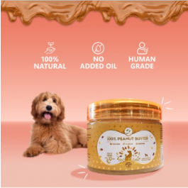 Pawfect 100% Natural Peanut Butter For Dogs-Peanut Butter-275g