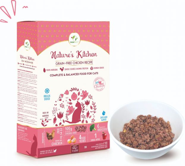 Buy Royal Enfield Nature’s Kitchen – Freeze Dried Food for cat-Chicken Recipe -500g Online