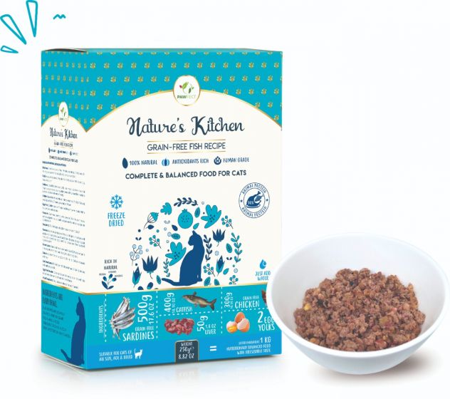 Buy Royal Enfield Nature’s Kitchen – Freeze Dried Food for cat-Fish Recipe -250g Online