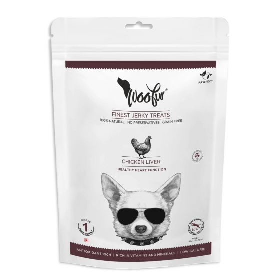 Buy Royal Enfield Woofur Air Dried Gourmet Chicken Jerkies-Liver Jerkies Online