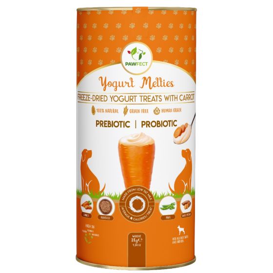 Buy Royal Enfield Yogurt Melties With Carrot, Flaxseed, Peas & Sweet Potato For Dogs Online
