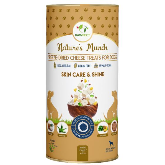 Buy Royal Enfield Natures Munch Freeze Dried Cheese Treats-Cheese Treats For Skin & Coat Online