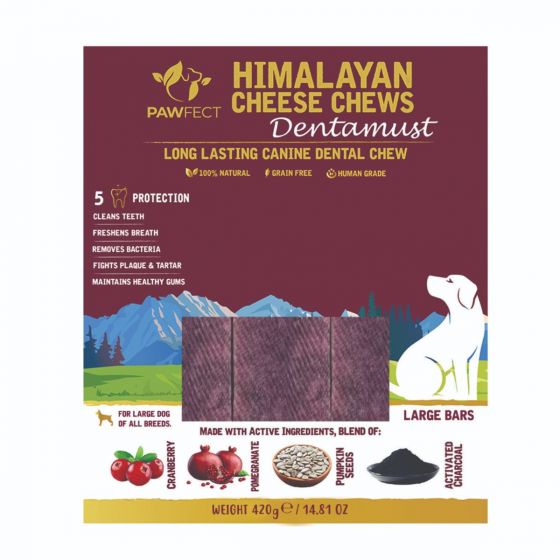 Buy Royal Enfield Dentamust Cheese Chews with-Cranberry-Multipack Large Online