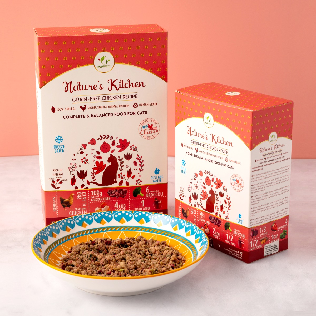 Nature’s Kitchen – Freeze Dried Food for cat-Chicken Recipe -250g